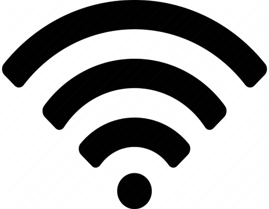 Черный wifi logo PNG Pic