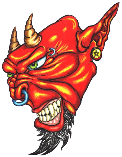 Devil Tattoo Download Gambar PNG Transparan