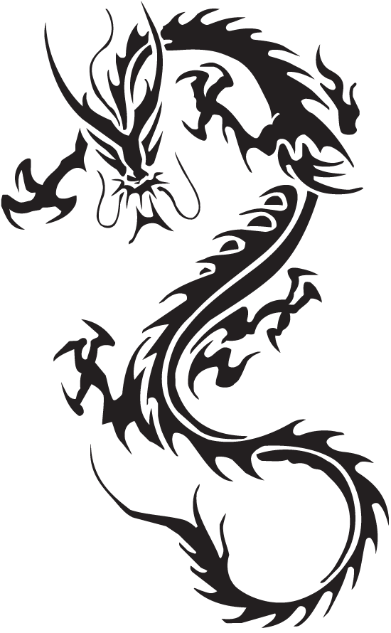 ภาพ Dragon Tattoo PNG