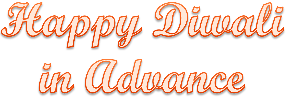 Happy Diwali In Advance Free PNG Image