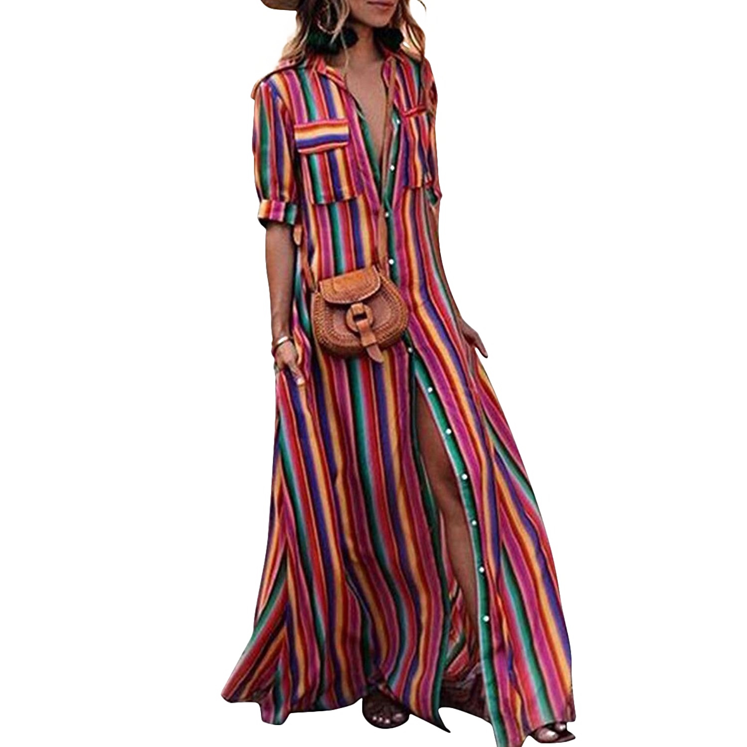 Vestido maxi Imagen PNG gratis