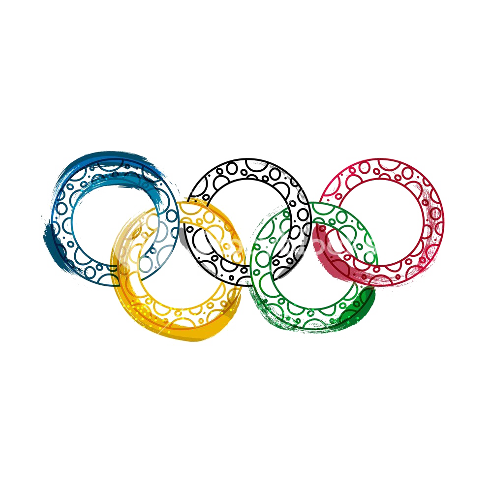 Olympische ringen Download Transparante PNG-Afbeelding