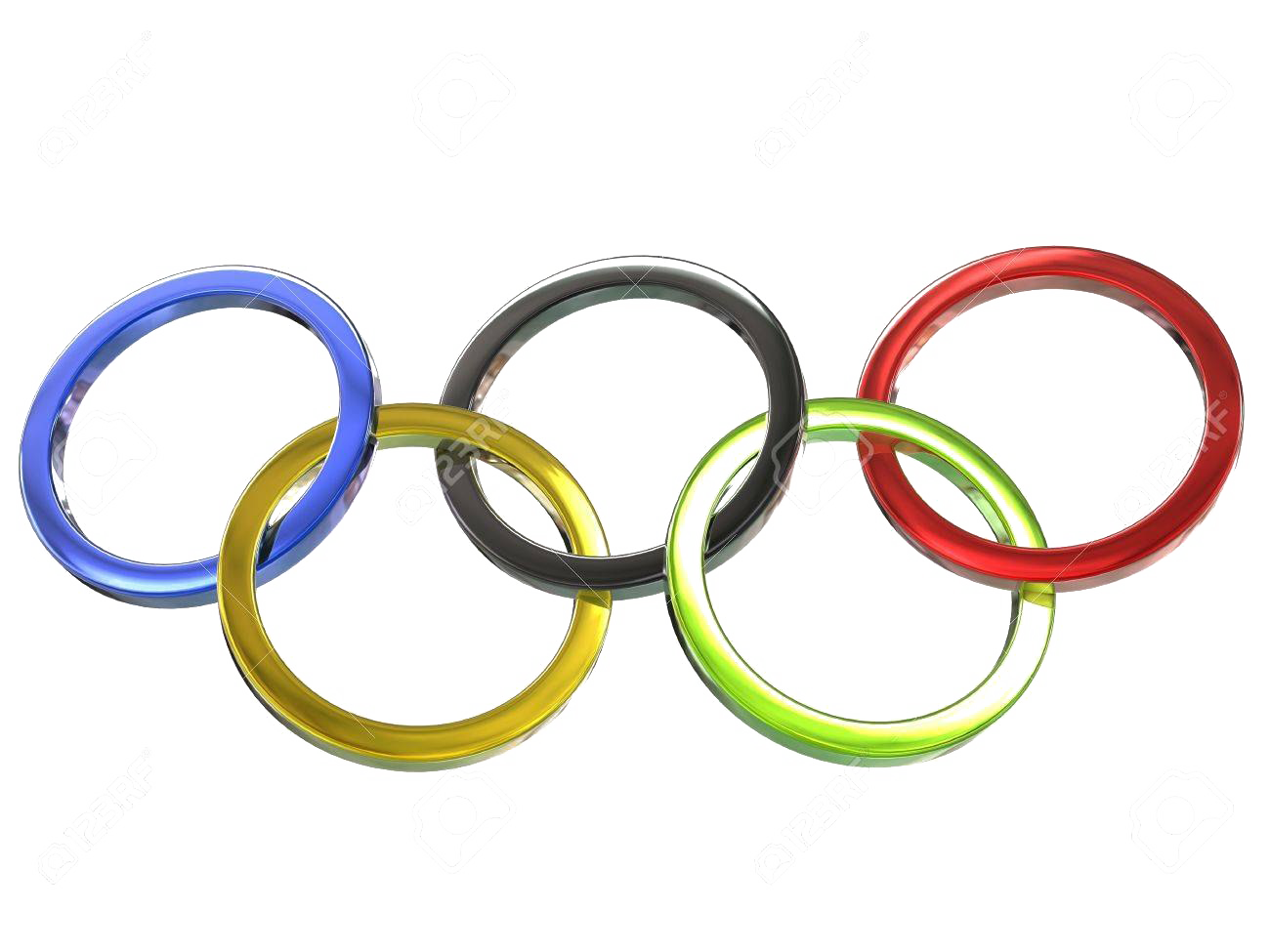 Олимпийские кольца фото на белом фоне