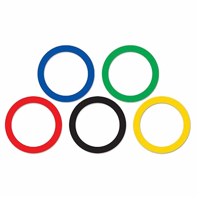 Olympische ringen Transparant