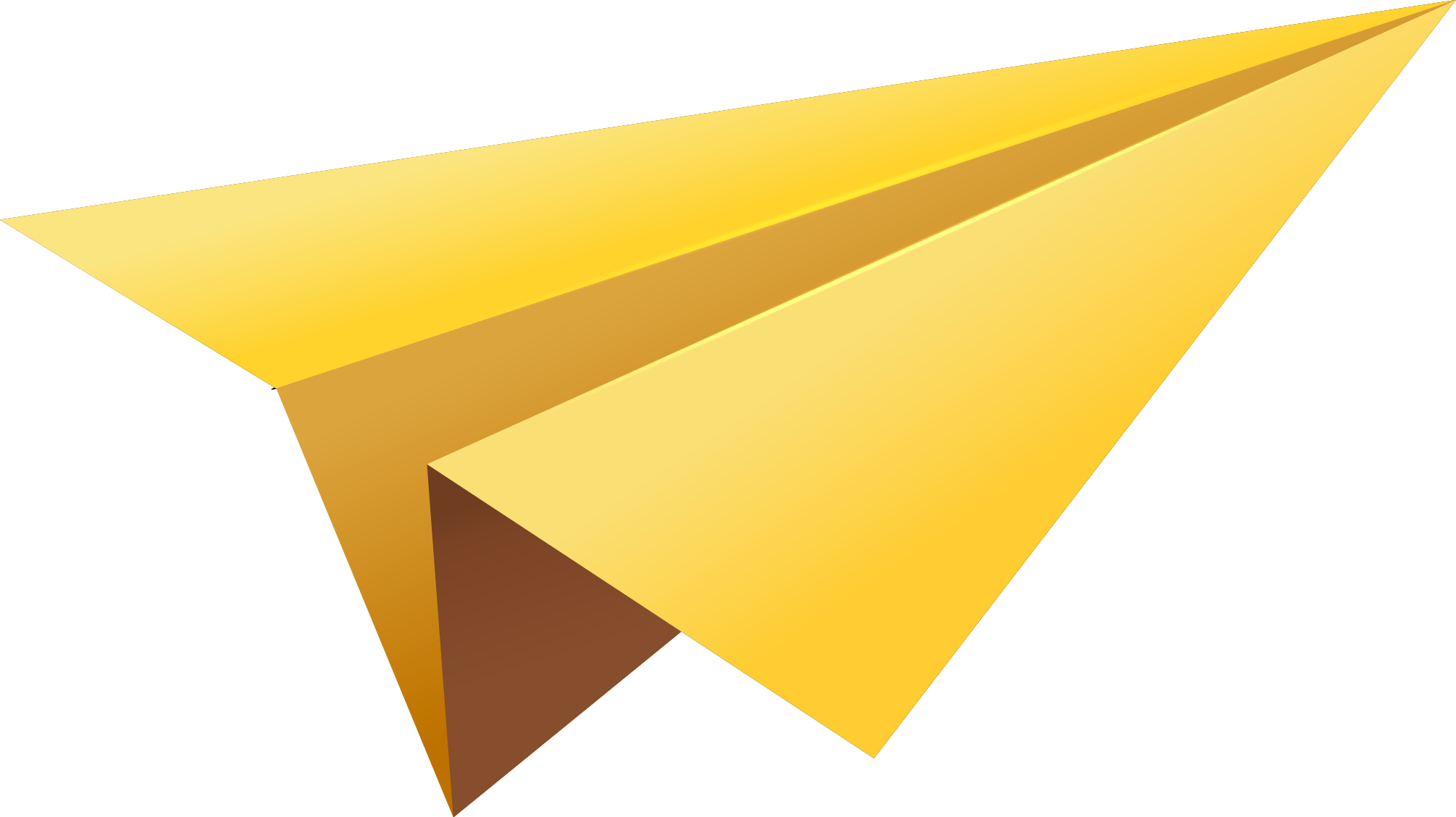 Paper Plane PNG Image with Transparent Background