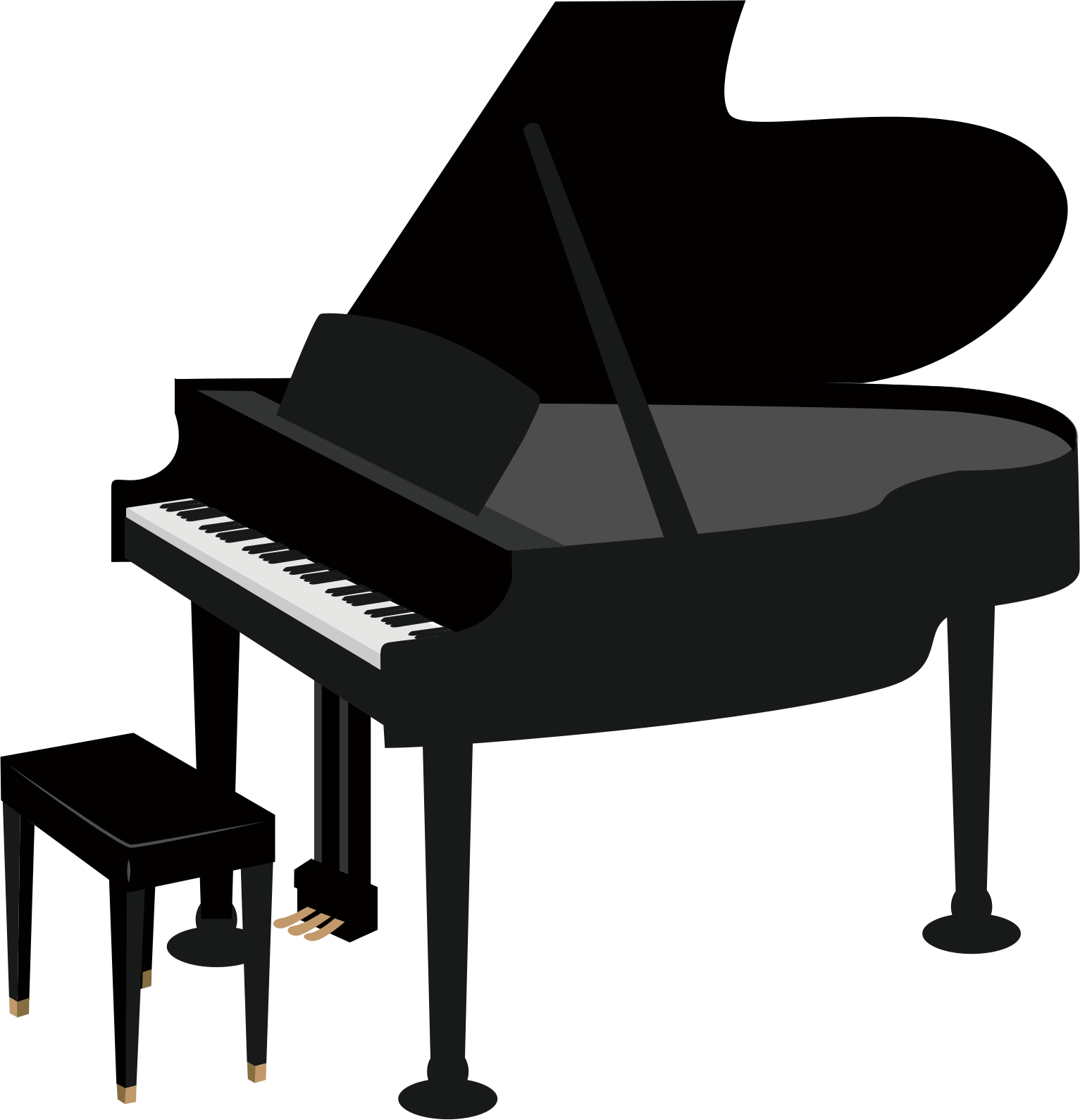 Piano PNG achtergrondafbeelding