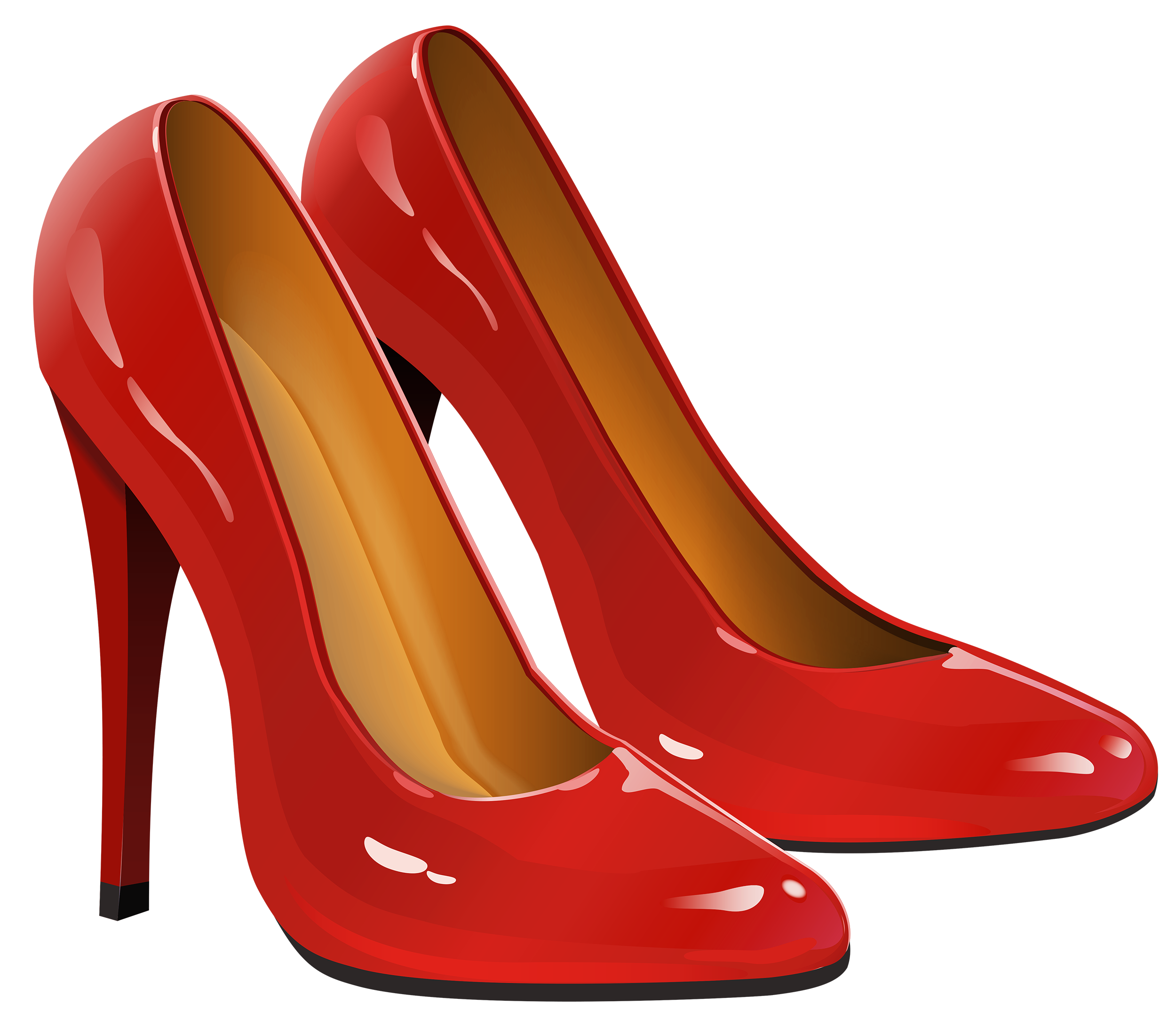 Red Women Shoes PNG Transparent Image