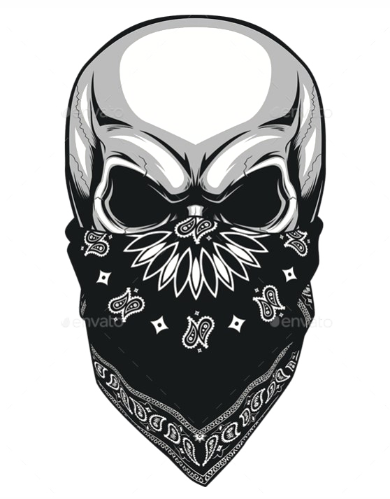 Image PNG de tatouage de crâne