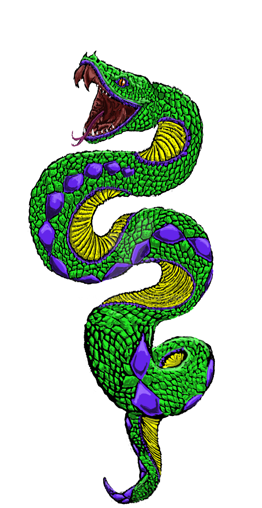 Tatouage de serpent PNG image haute qualité image