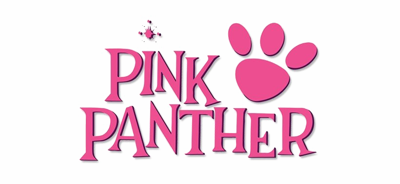 Latar belakang logo Pink Panther PNG