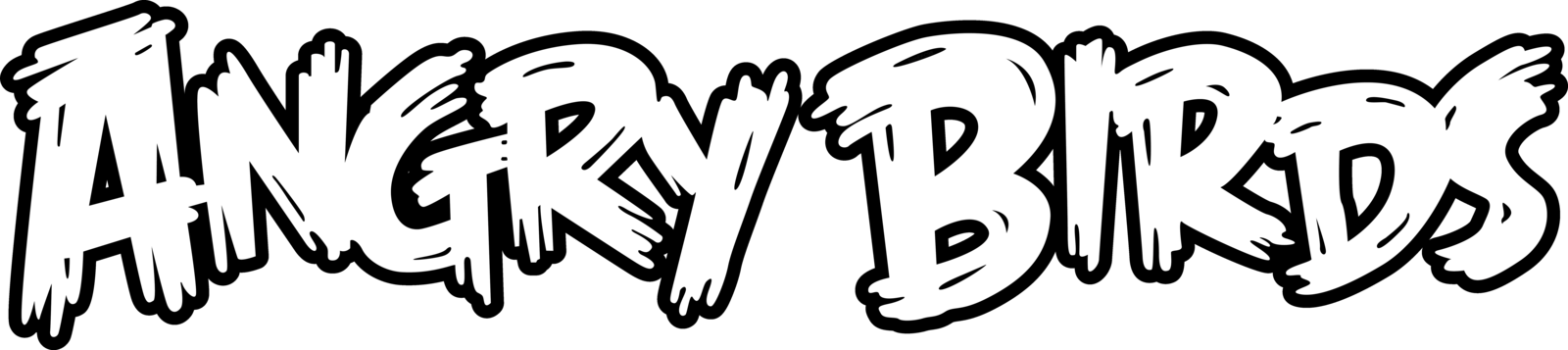Angry Birds logo PNG высококачественный образ