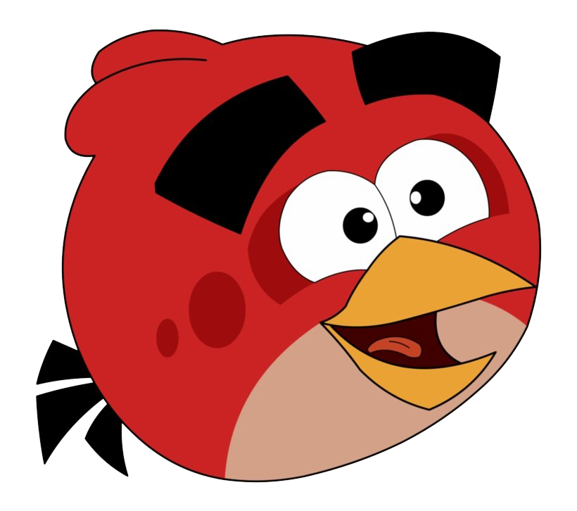 Angry Birds красный PNG изображения фон
