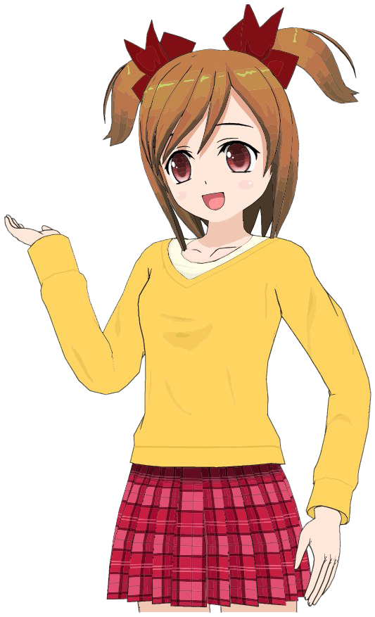 Animated Mädchen PNG Foto