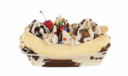 Banana Split PNG Image Transparent | PNG Arts