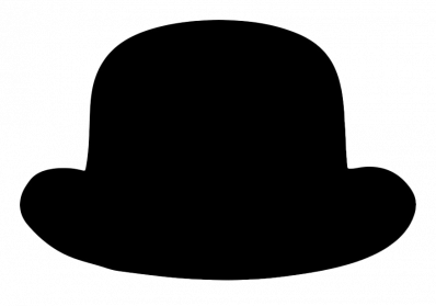 Black Bowler Hat PNG Transparent Image | PNG Arts