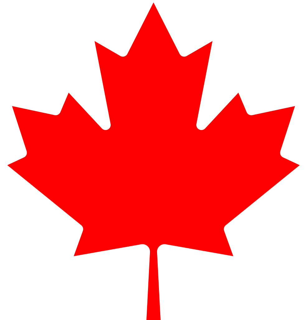 Immagine del PNG della bandiera del Canada