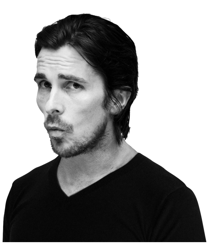 Imagen Christian Bale PNG de alta calidad