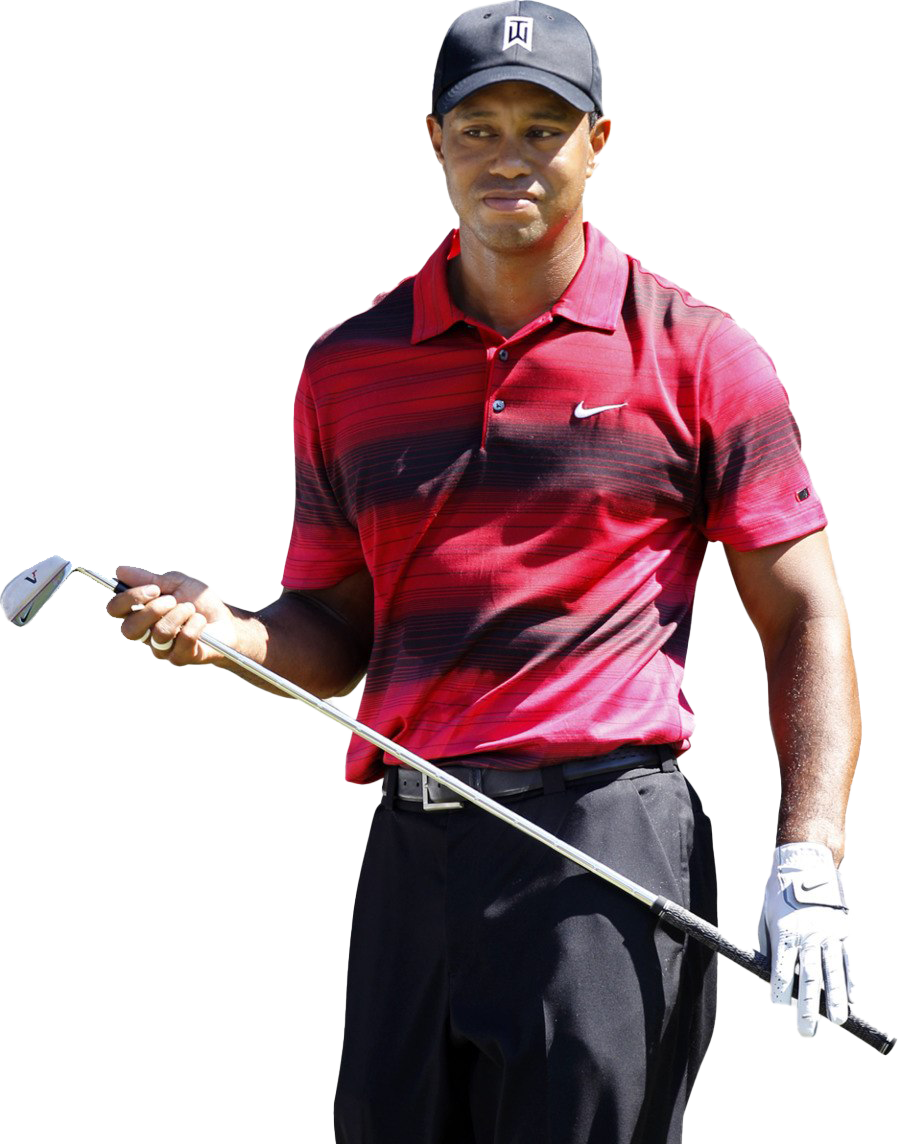 Golfer Tiger Woods Imágenes Transparentes