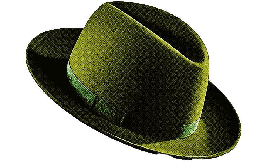 Green Bowler Hat PNG Unduh Gratis
