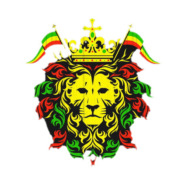 Rasta leeuw PNG Download Afbeelding