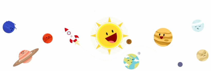 Sonnensystem PNG-Bild