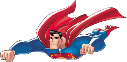 Superman fliegender PNG-Hintergrund-Bild