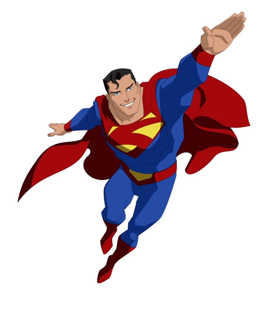 Süpermen uçan PNG Fotoğraf
