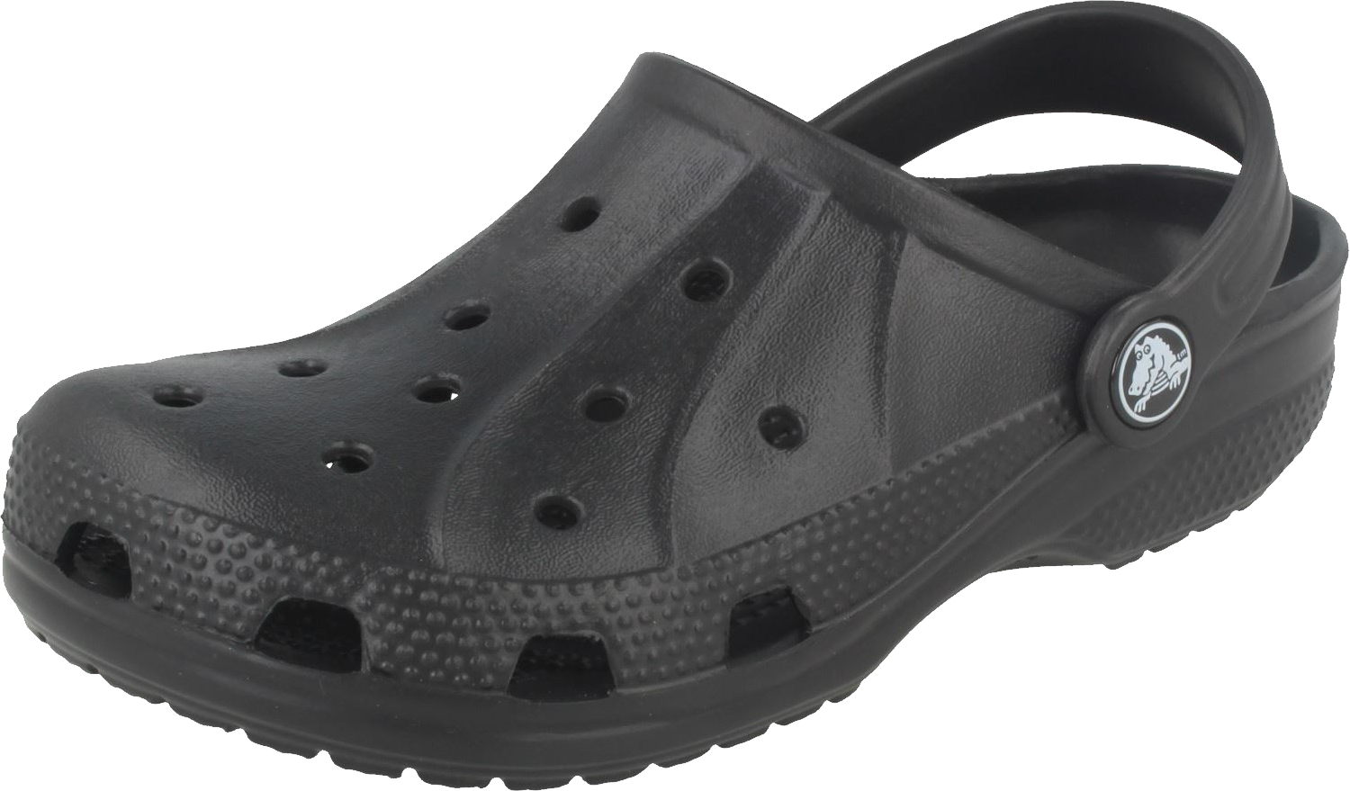 Gambar PNG crocs hitam