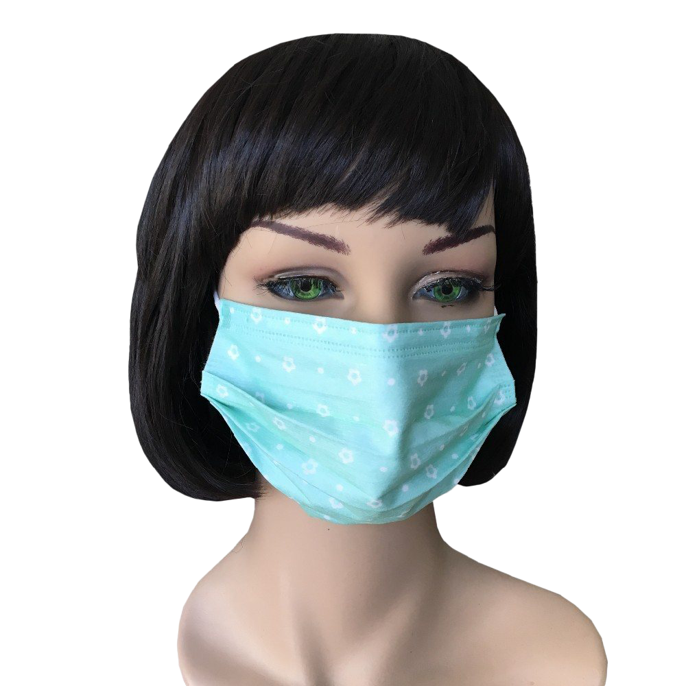 Zwart medisch gezichtsmasker Transparant Beeld