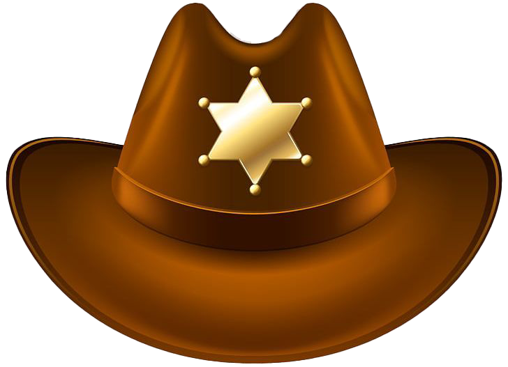Brown-Cowboy-Hut-PNG-Bild Transparenter Hintergrund