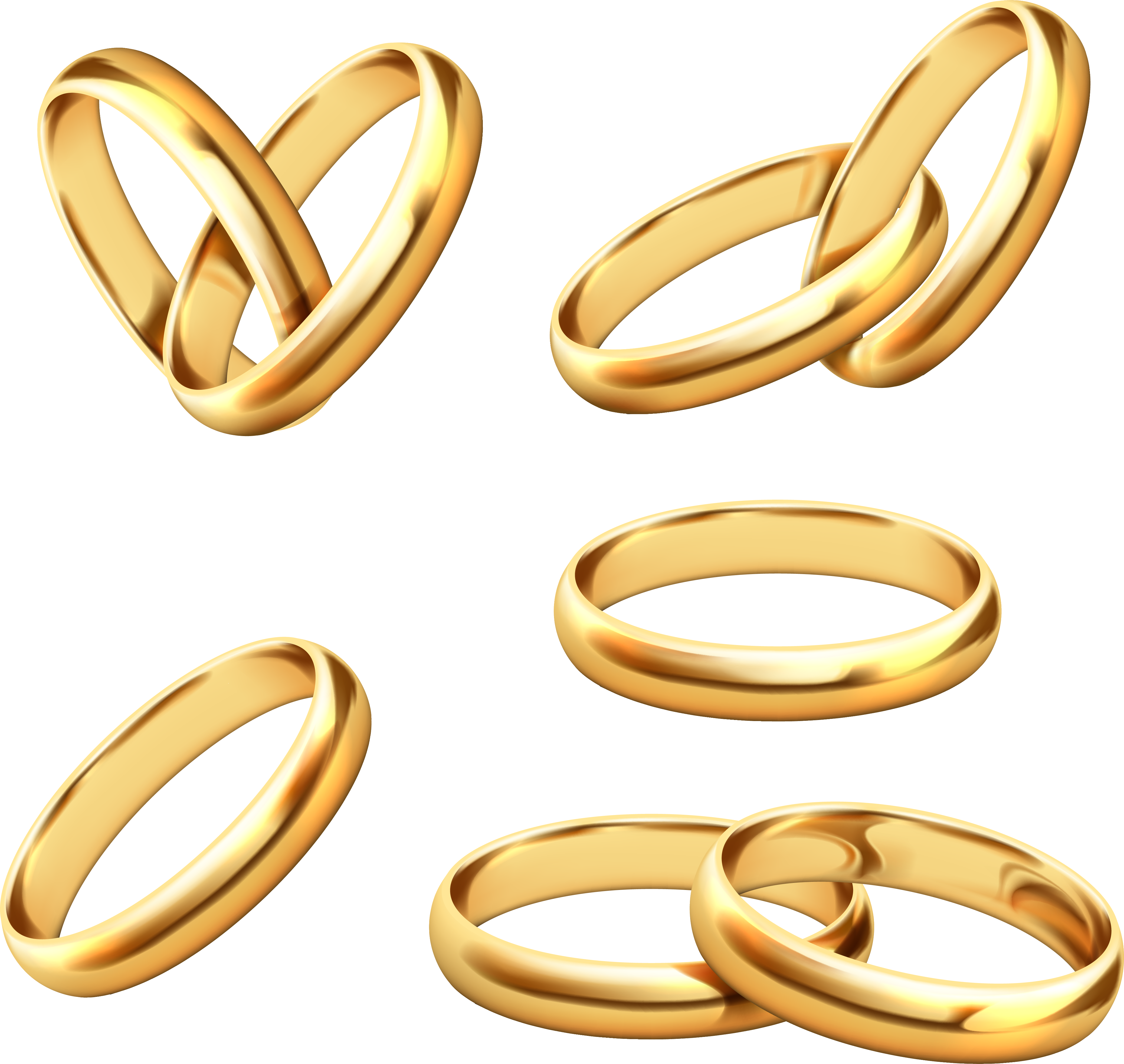 Золотое кольцо PNG изображения фон