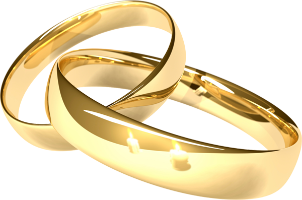 Ювелирное Золотое кольцо PNG Прозрачное изображение