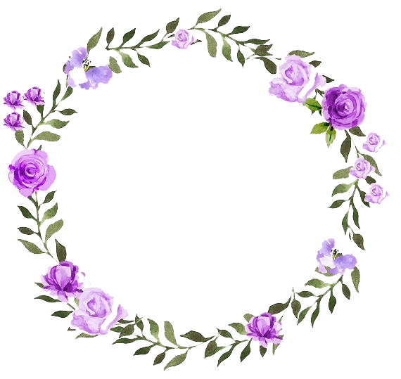 Lilac Wreath PNG Unduh Gratis
