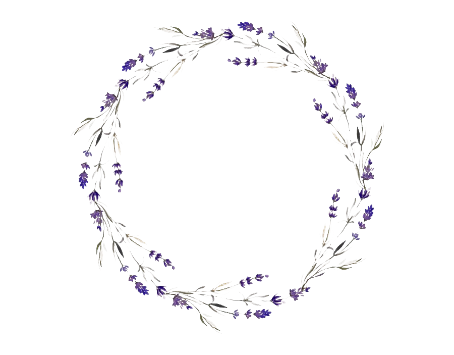 Lilac karangan bunga PNG Gambar berkualitas tinggi