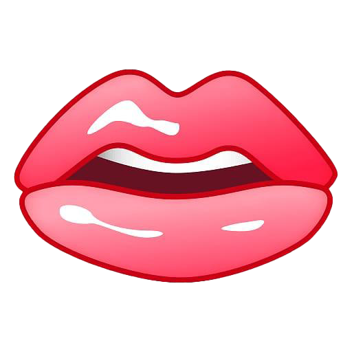Lips Emoji Transparent Background PNG | PNG Arts