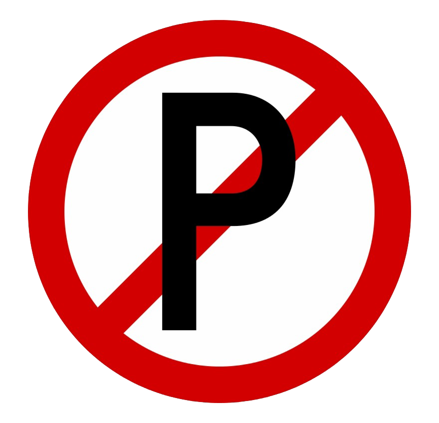 Kein Park-Logo PNG-Bild
