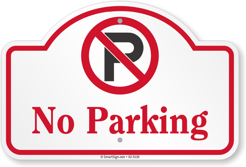 Kein Parkplatz PNG Kostenloser Download