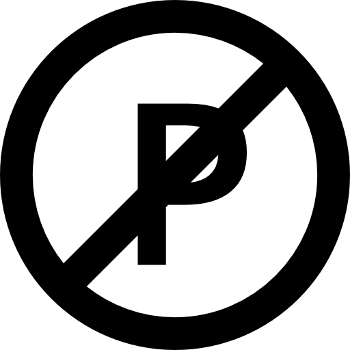 Kein Parkplatz PNG-Bild