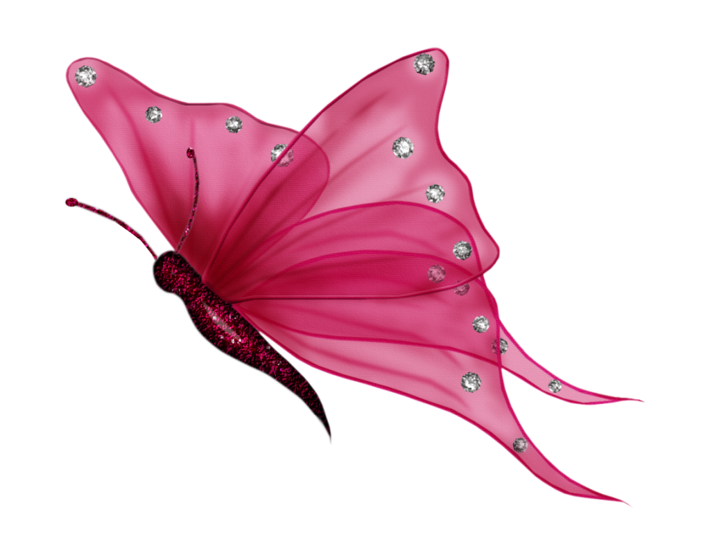 الوردي فراشة PNG صورة خلفية