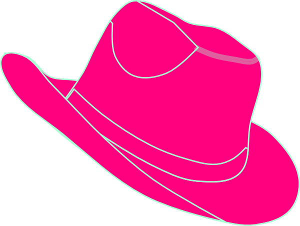 Imagem de PNG de chapéu de cowboy rosa