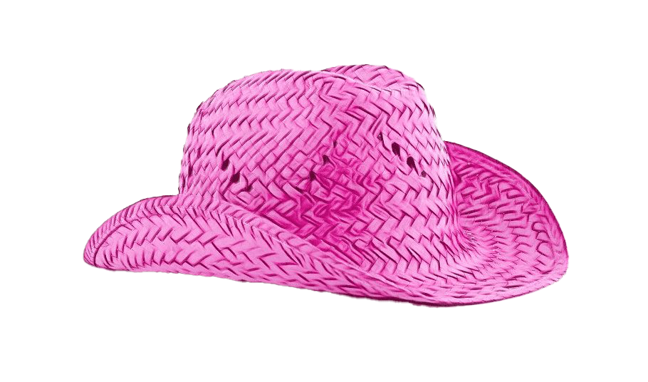 Chapeau de cowboy rose chapeau Transparent fond PNG