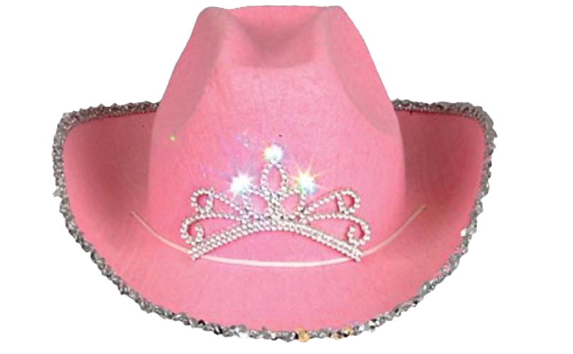Imagens transparentes de chapéu de cowboy rosa