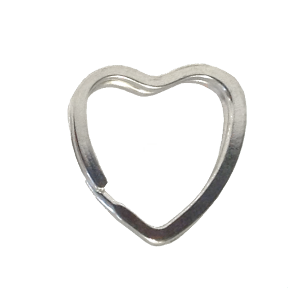 แหวนหัวใจเงิน PNG รูปภาพ