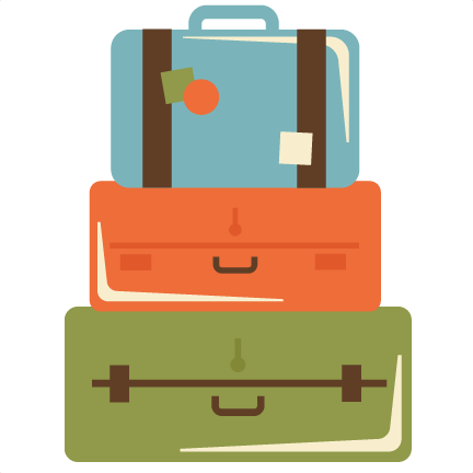 Stacked Suitcase PNG Photo