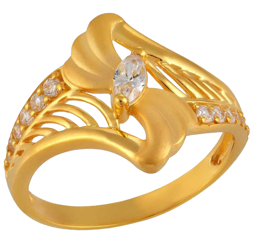 Fondo de imagen PNG de anillo de oro de la boda