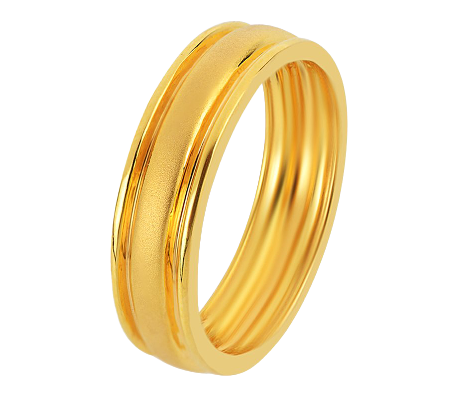 Свадебное золотое кольцо PNG прозрачное изображение