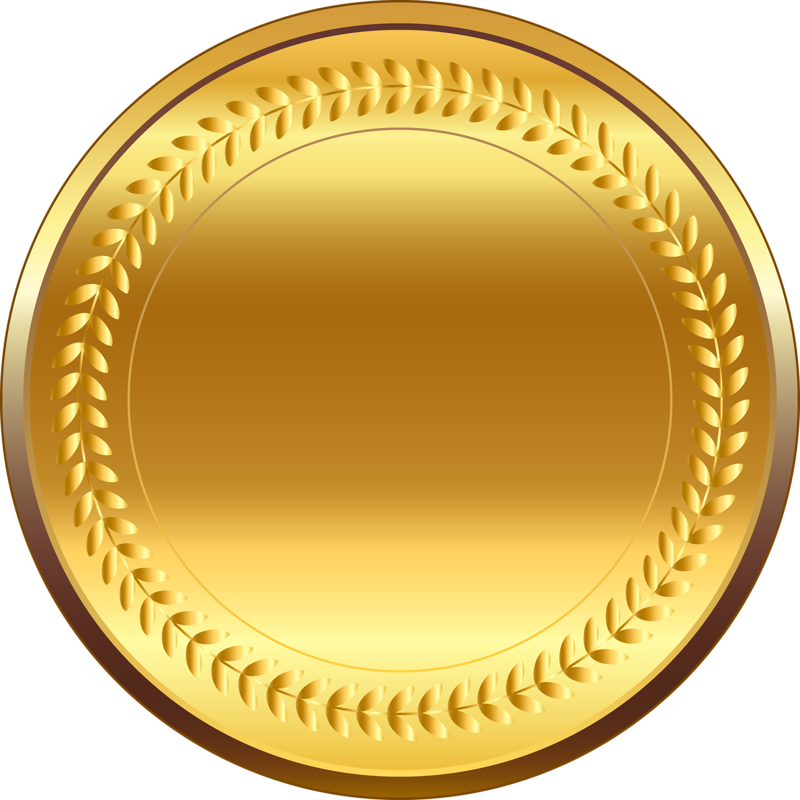 Blank Gold Medal Free PNG Image | PNG Arts