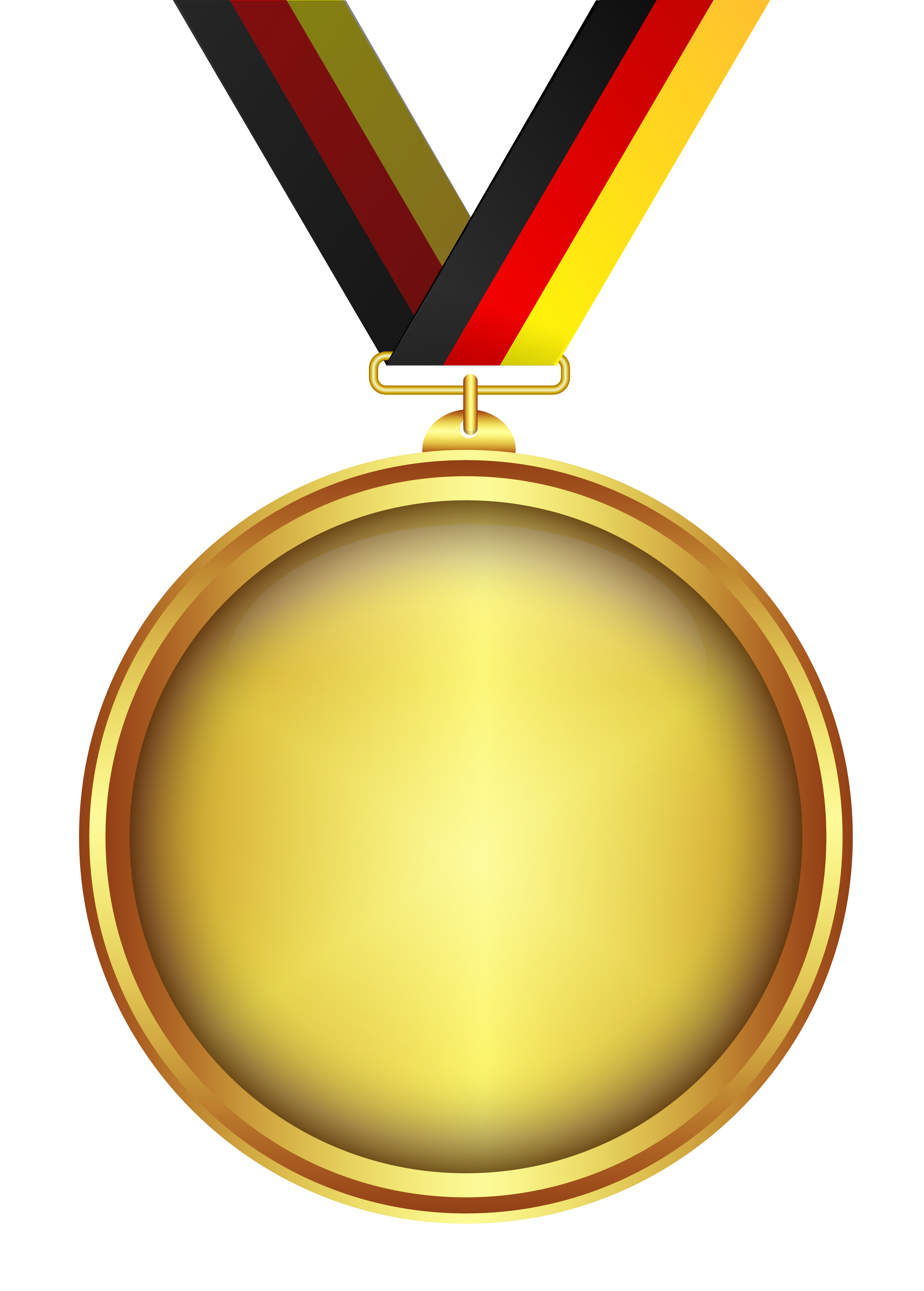 Blank Gold Medal PNG Photo