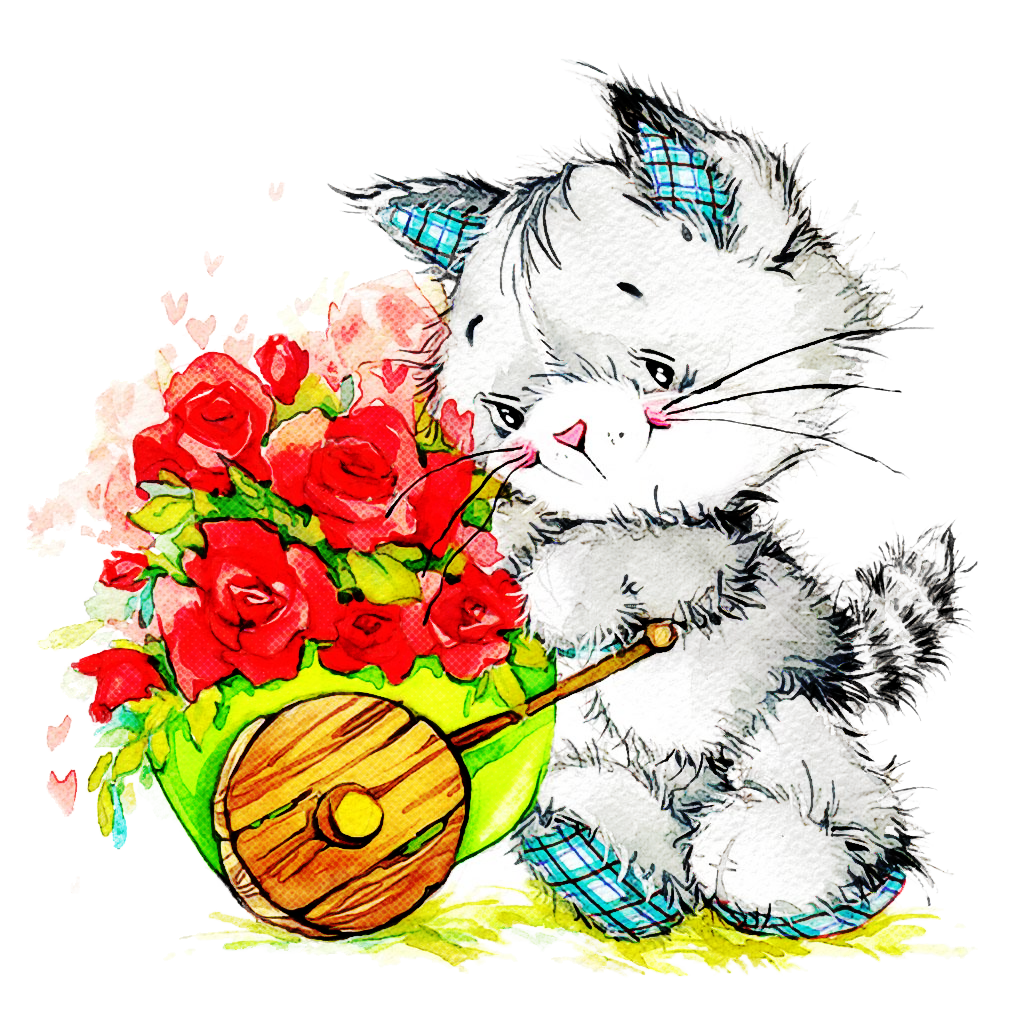 Easter cat Transparent