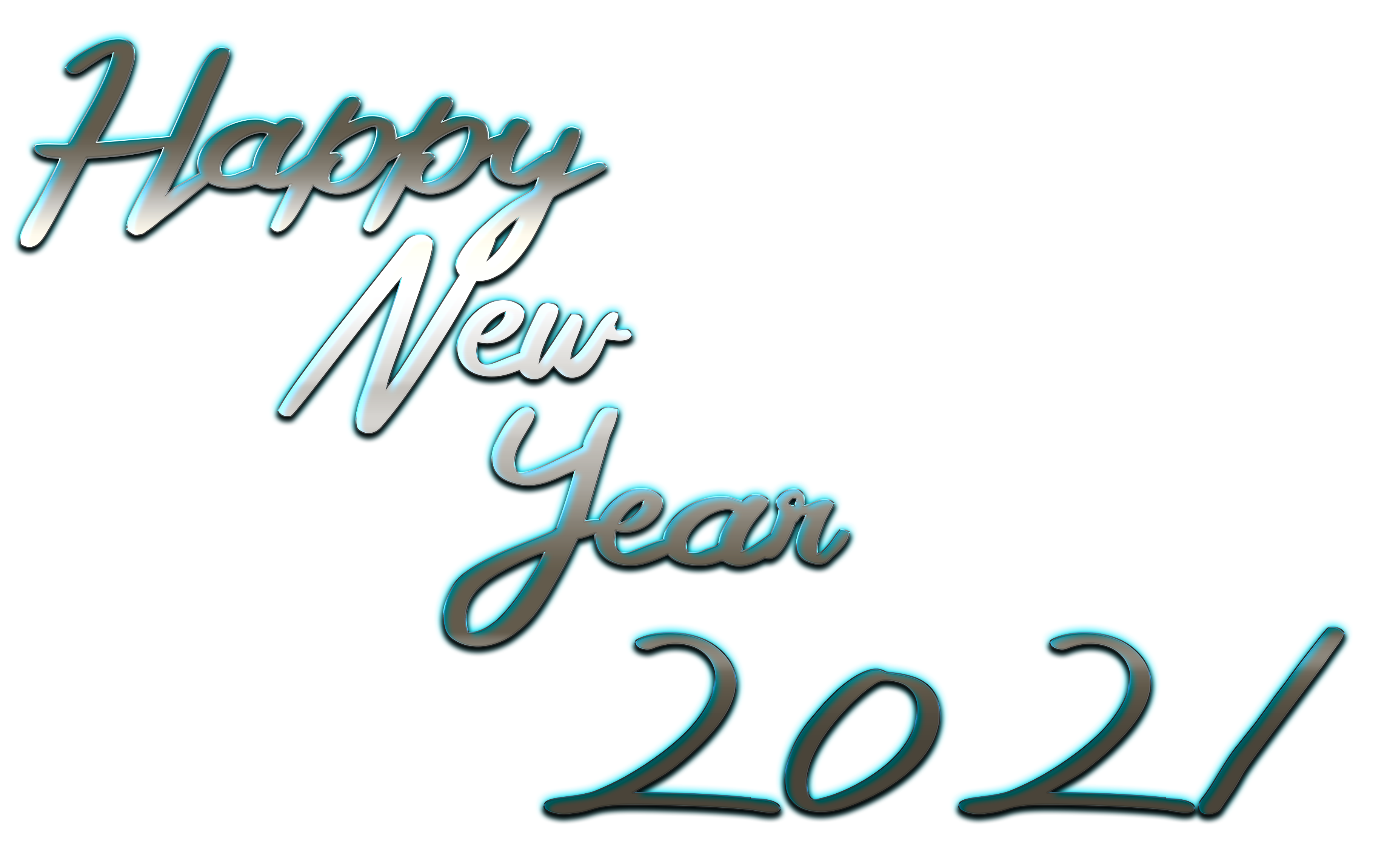 Happy New Year 2021 PNG Transparent Image